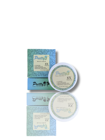 Pretty 5 Beauty Cream: 8X Whitening, Hydrating & Anti-Freckle Solution